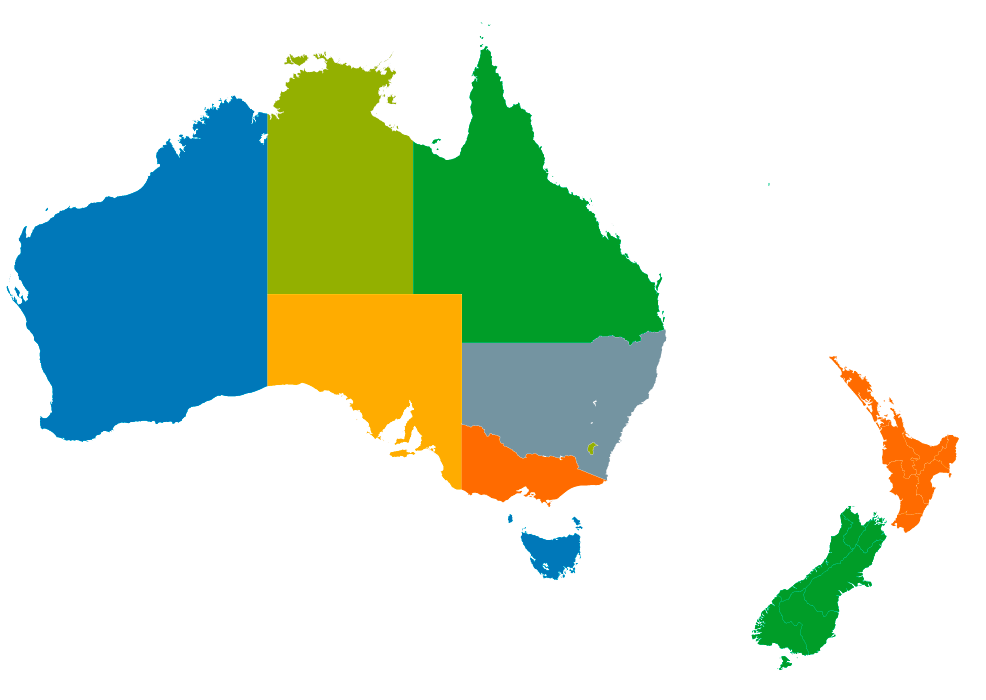 A&NZ Sales contact by State