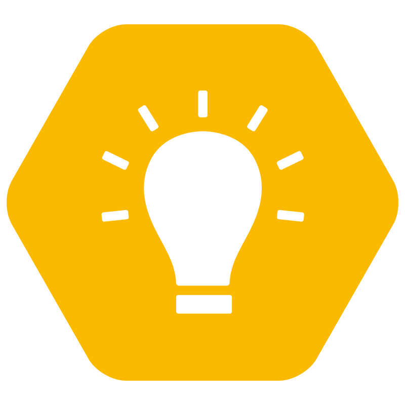 innovation icon yellow