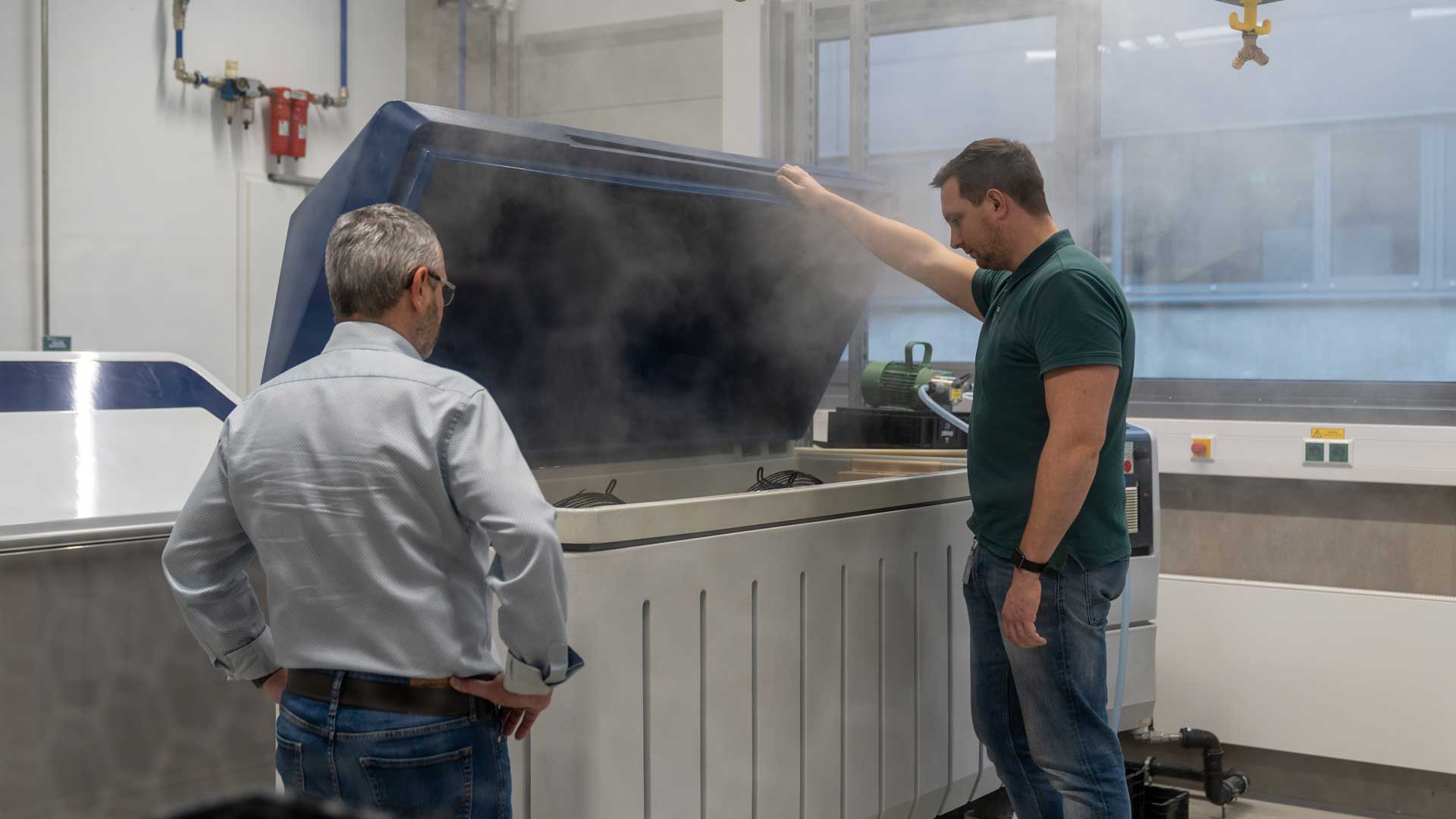 Station de test FA dans le brouillard salin