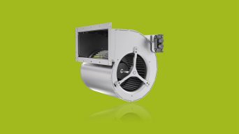 EC-Trommelläufer-Ventilator mit hoher Leistungsdichte